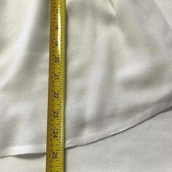 O'neill Rocco White Boho Peasant Embroidered 3/4 Sleeve Top Size Small - Picture 10 of 11